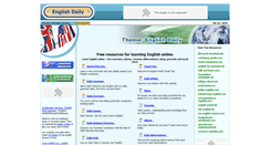 Desktop Screenshot of english-daily.com